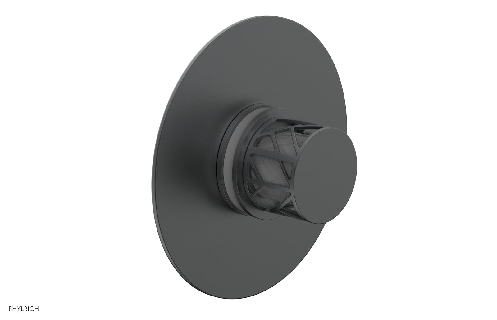 JOLIE - Thermostatic Shower Trim, Round Handle with "Grey" Accents 4-592