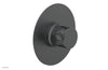 JOLIE Pressure Balance Shower Plate & Handle Trim, Round Handle with "Grey" Accents 4-592