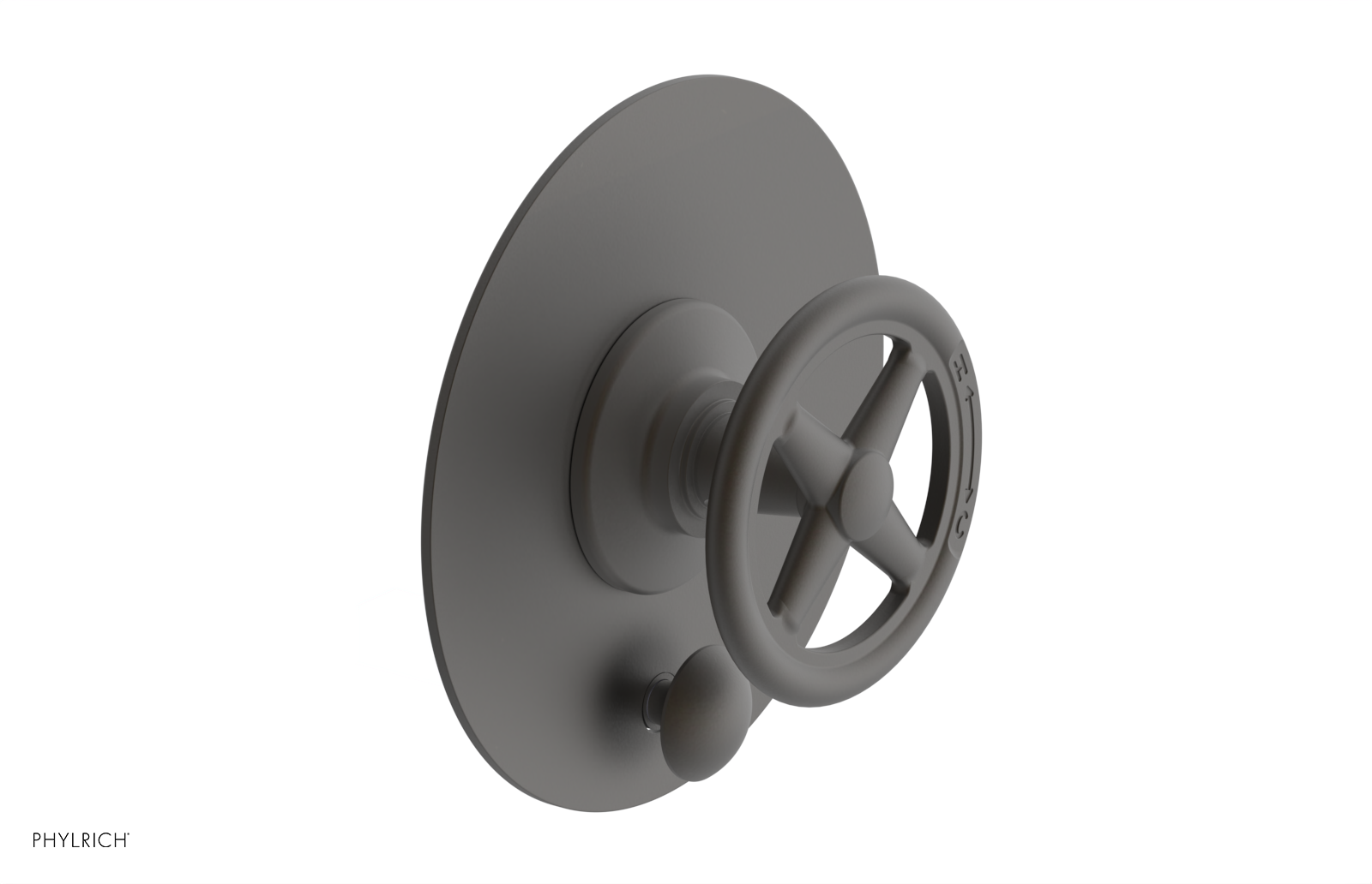 WORKS Pressure Balance Shower Plate with Diverter and Handle Trim Set 4-616