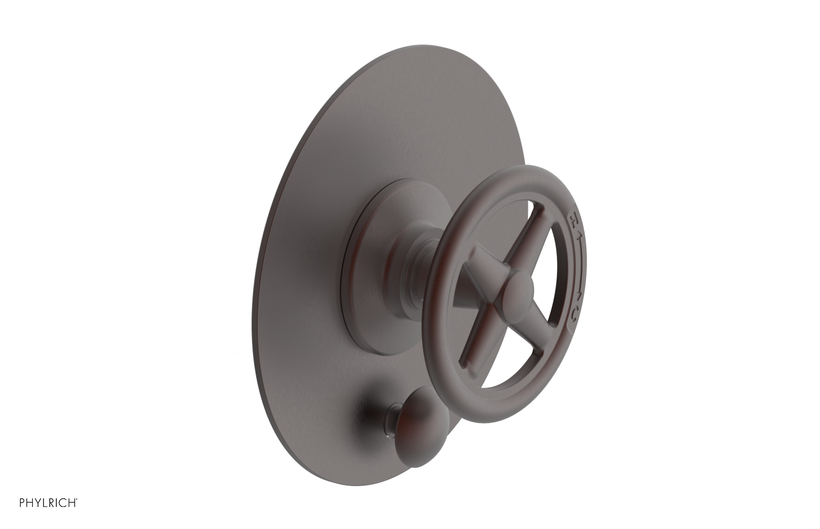 WORKS Pressure Balance Shower Plate with Diverter and Handle Trim Set 4-616