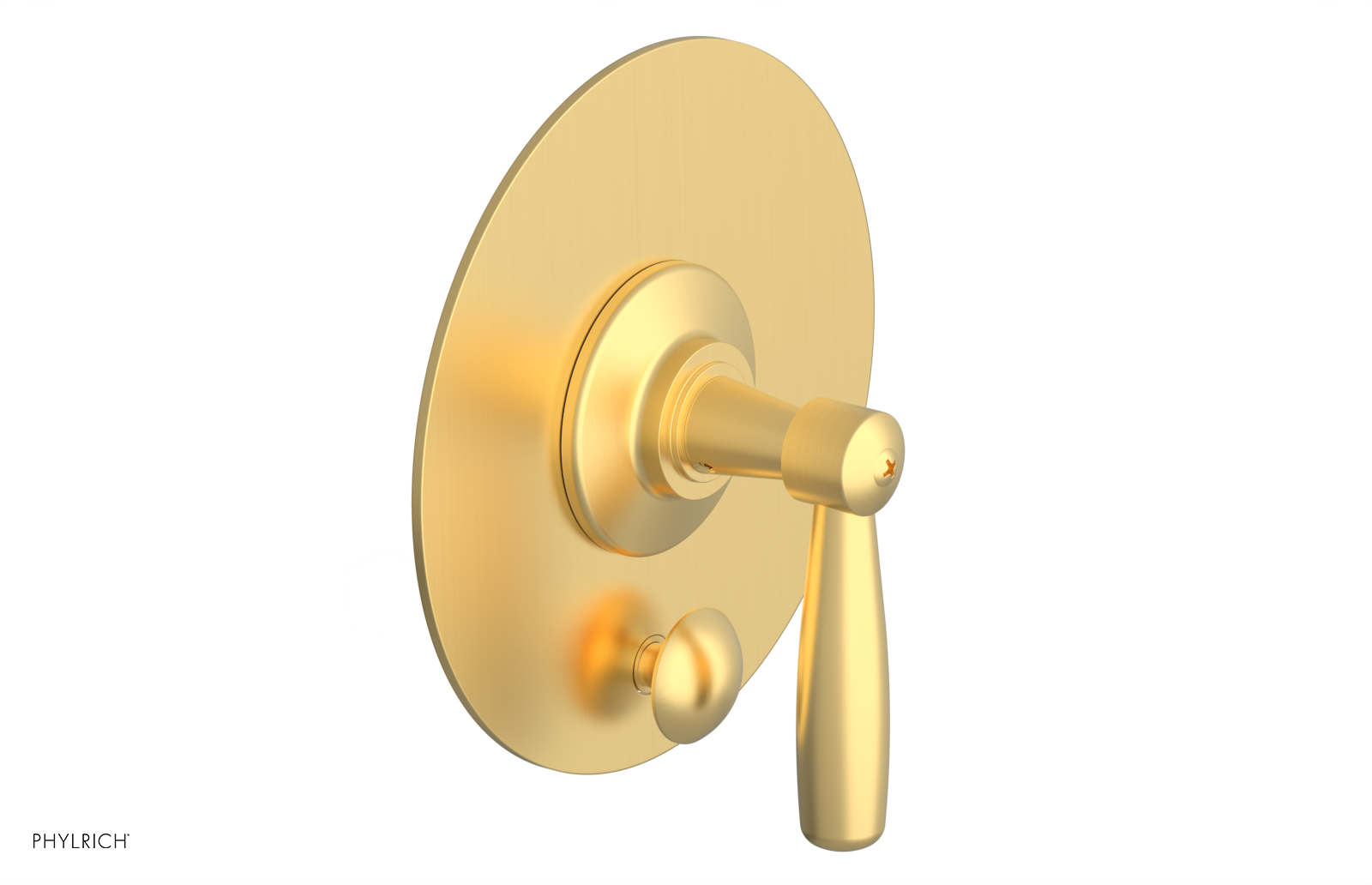 WORKS Pressure Balance Shower Plate with Diverter and Handle Trim Set 4-617