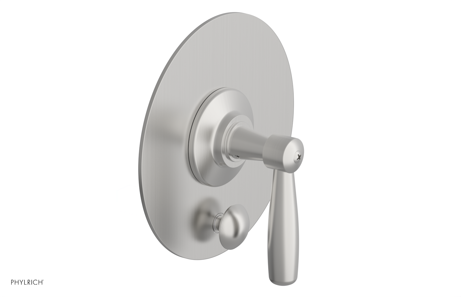 WORKS Pressure Balance Shower Plate with Diverter and Handle Trim Set 4-617