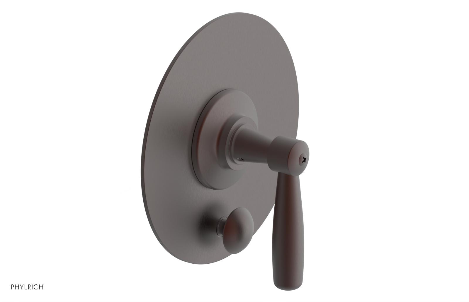 WORKS Pressure Balance Shower Plate with Diverter and Handle Trim Set 4-617