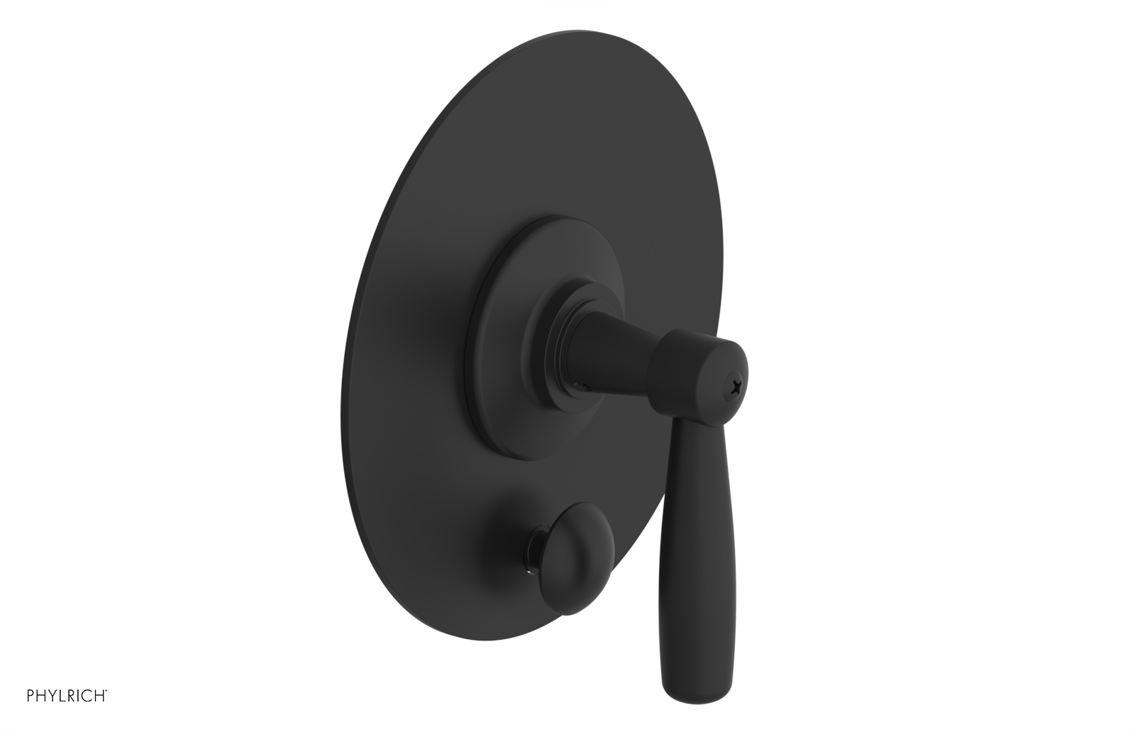 WORKS Pressure Balance Shower Plate with Diverter and Handle Trim Set 4-617