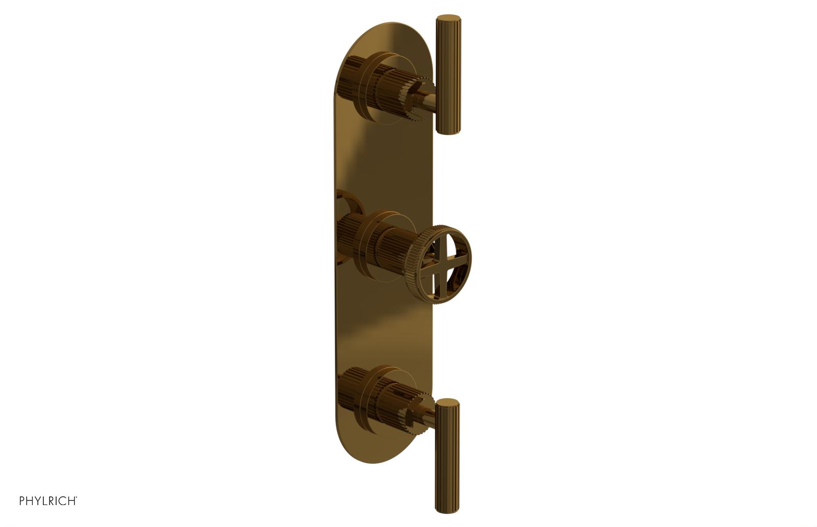 DUSTRIE - Thermostatic Valve with Two Volume Control -  Grooved 4-621