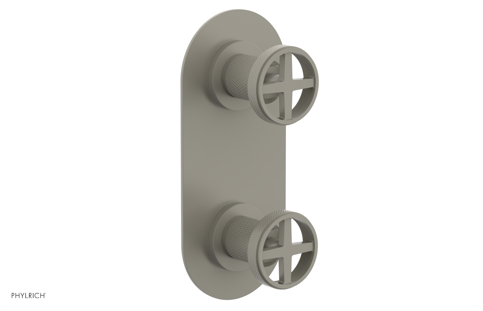 DUSTRIE - Thermostatic Valve with Volume Control or Diverter - Knurled 4-622