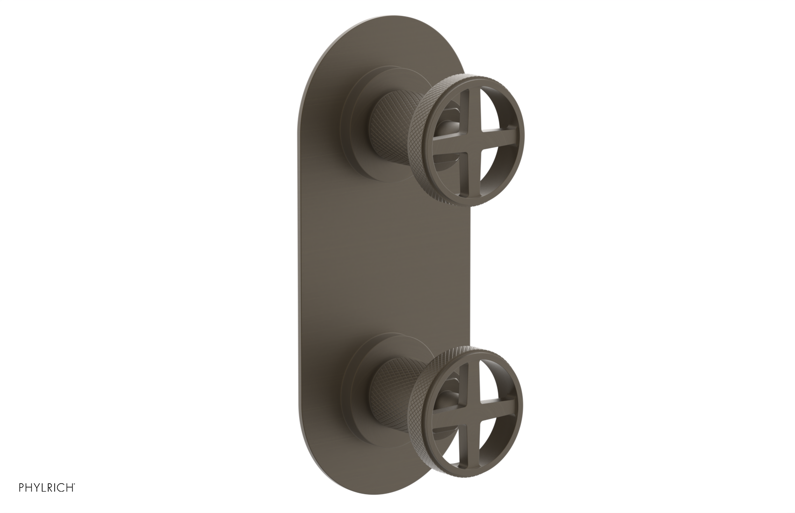 DUSTRIE - Thermostatic Valve with Volume Control or Diverter - Knurled 4-622