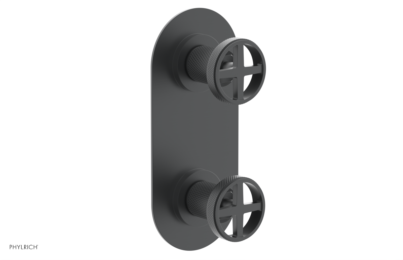 DUSTRIE - Thermostatic Valve with Volume Control or Diverter - Knurled 4-622