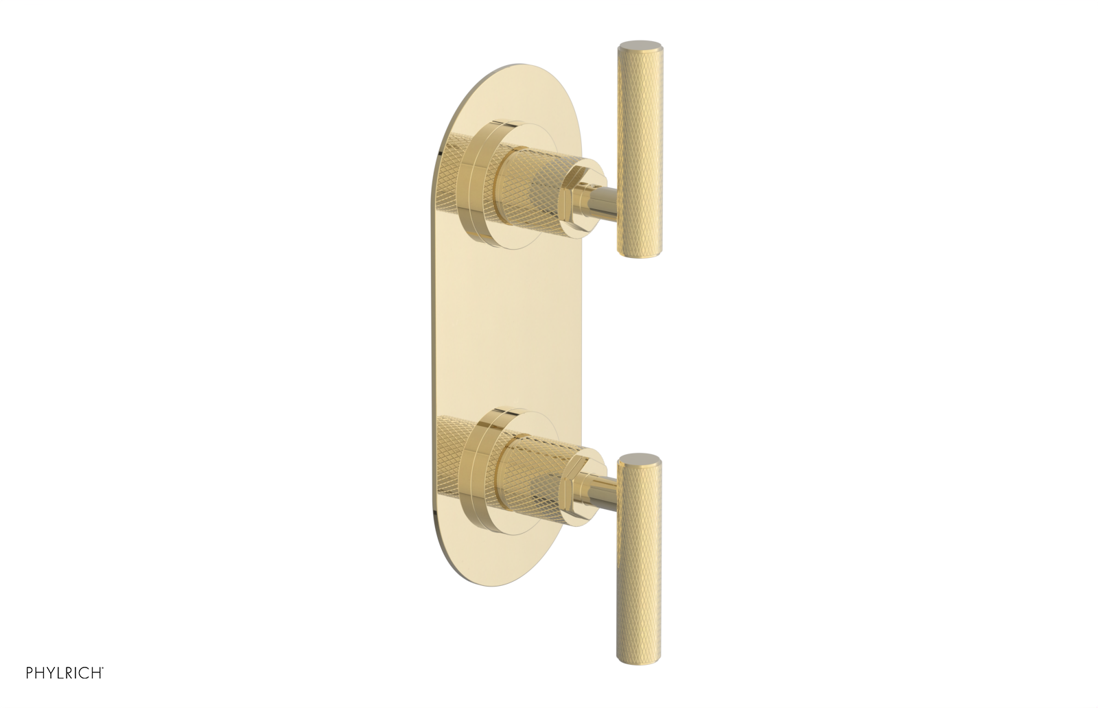 DUSTRIE - Thermostatic Valve with Volume Control or Diverter - Knurled 4-623