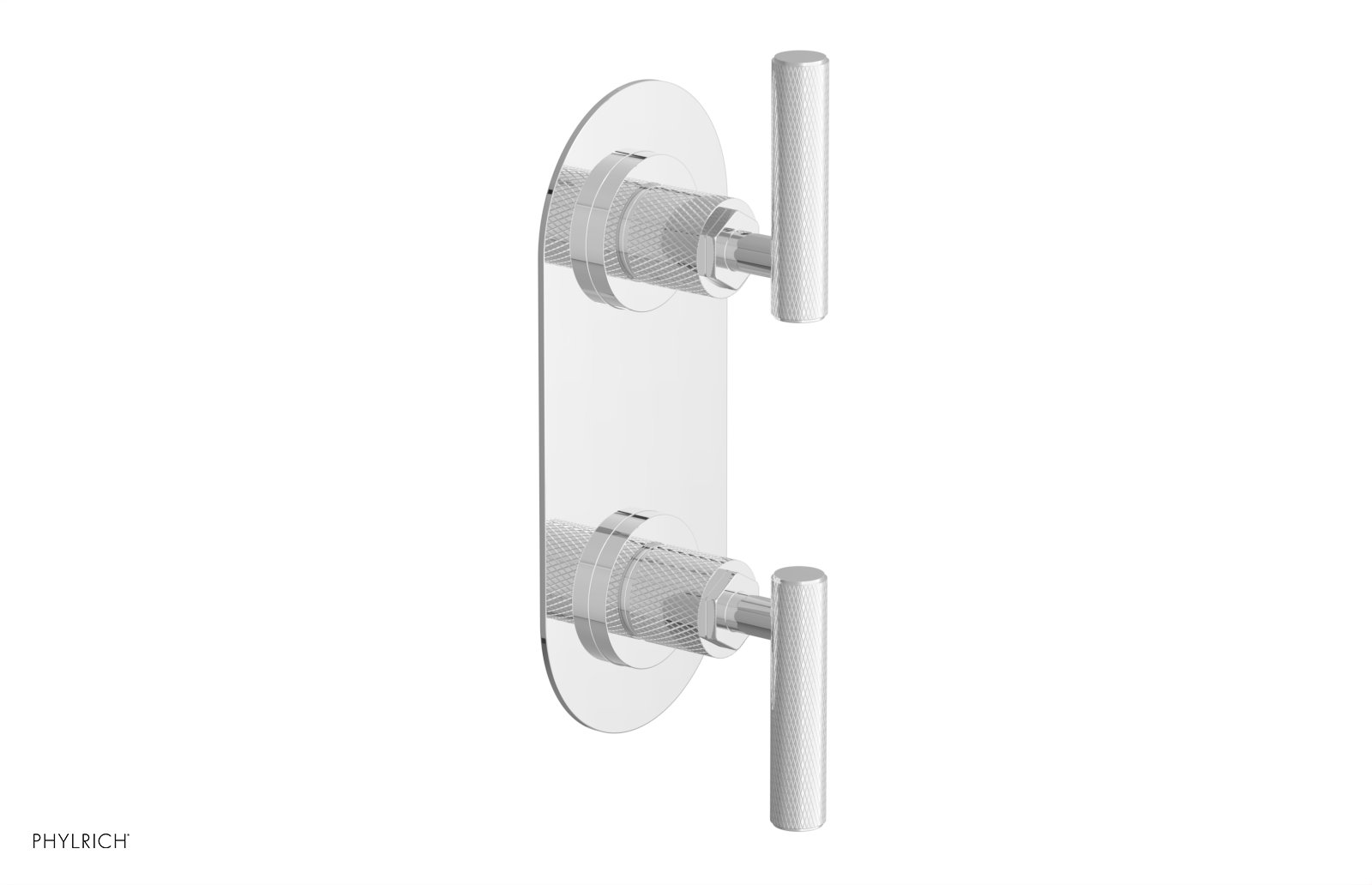 DUSTRIE - Thermostatic Valve with Volume Control or Diverter - Knurled 4-623