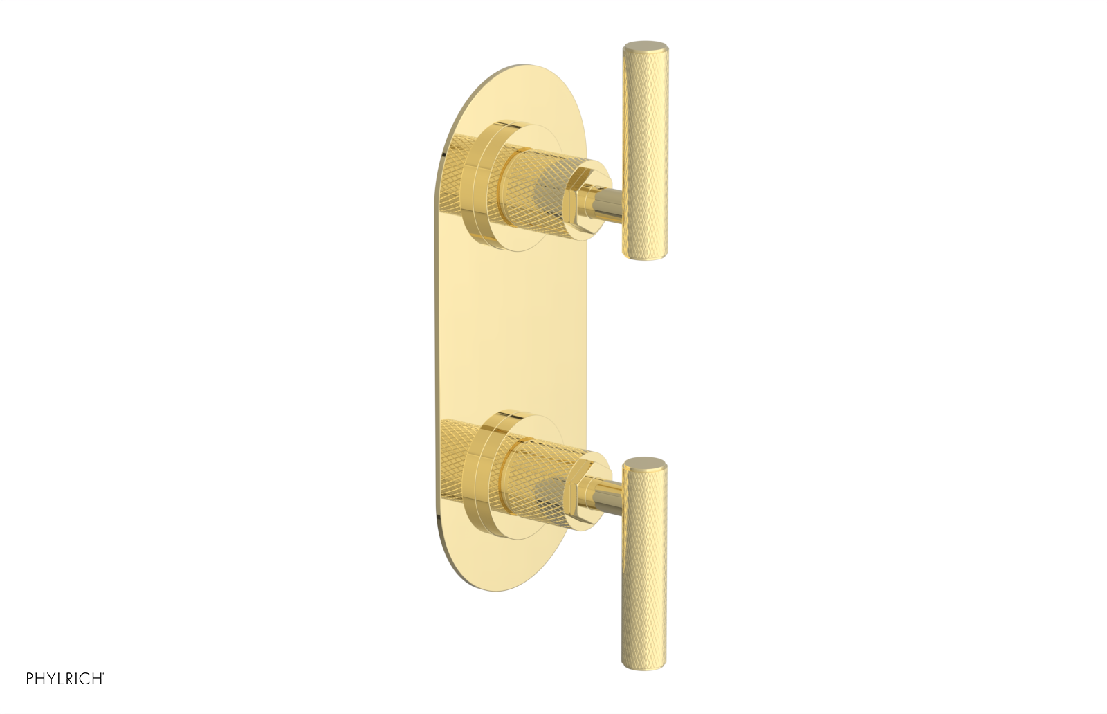 DUSTRIE - Thermostatic Valve with Volume Control or Diverter - Knurled 4-623