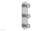 DUSTRIE - Thermostatic Valve with Two Volume Control -  Knurled 4-624