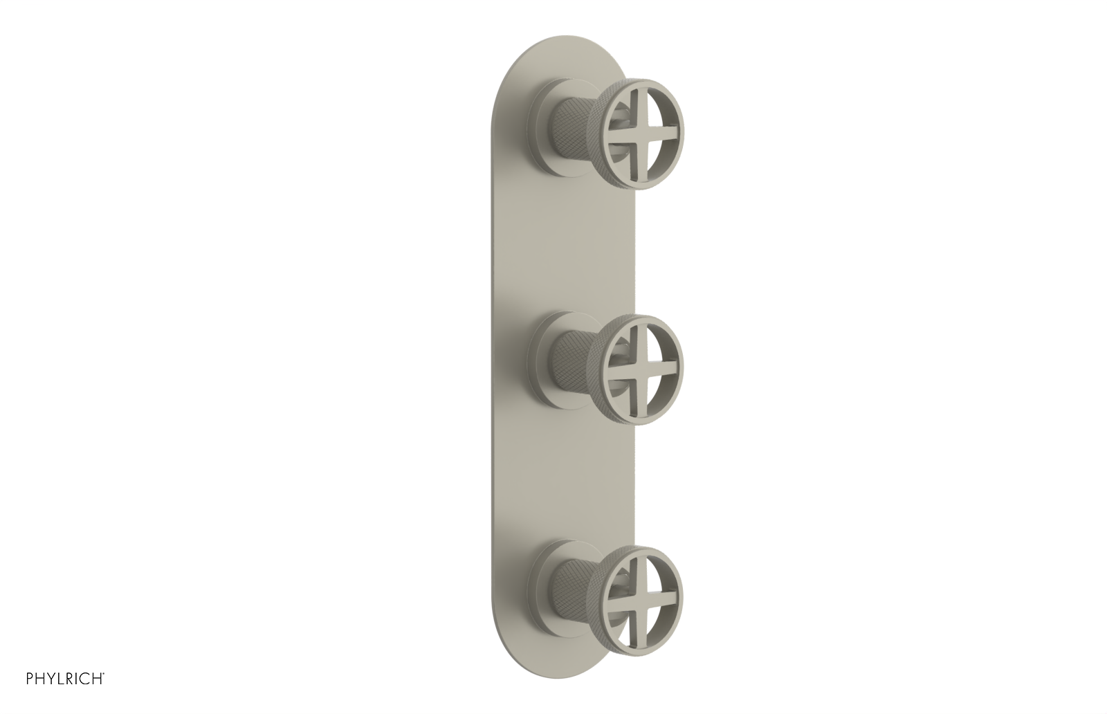 DUSTRIE - Thermostatic Valve with Two Volume Control -  Knurled 4-624