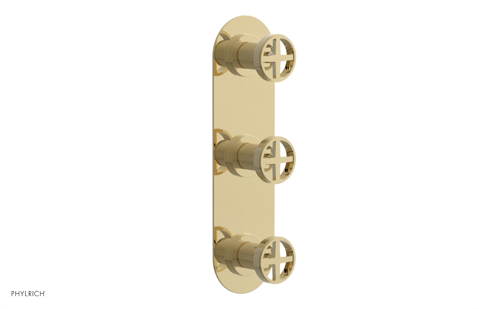 DUSTRIE - Thermostatic Valve with Two Volume Control -  Knurled 4-624