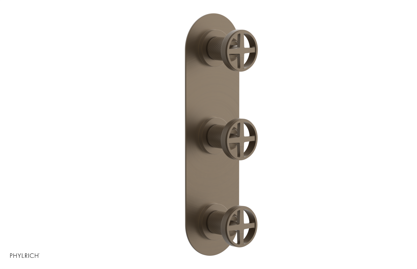 DUSTRIE - Thermostatic Valve with Two Volume Control -  Knurled 4-624