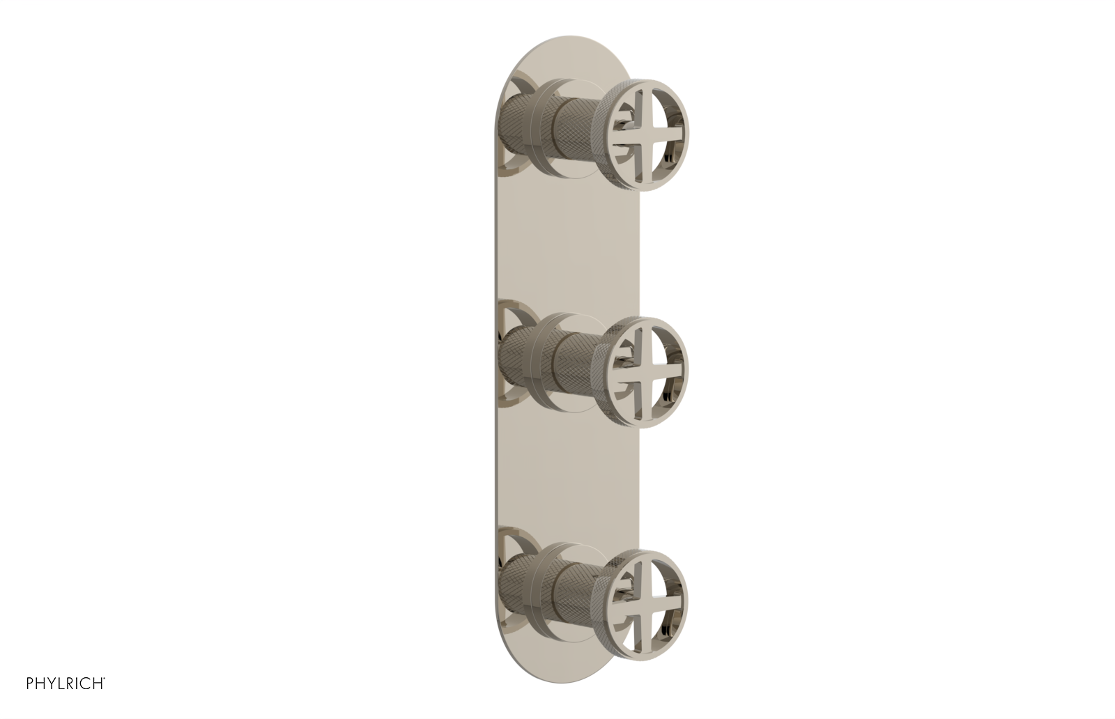 DUSTRIE - Thermostatic Valve with Two Volume Control -  Knurled 4-624
