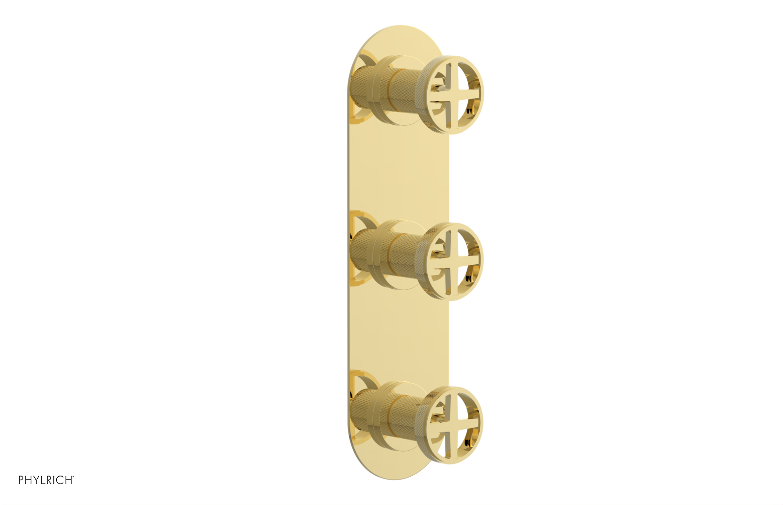 DUSTRIE - Thermostatic Valve with Two Volume Control -  Knurled 4-624
