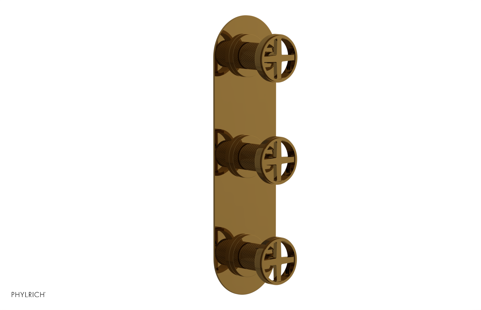DUSTRIE - Thermostatic Valve with Two Volume Control -  Knurled 4-624