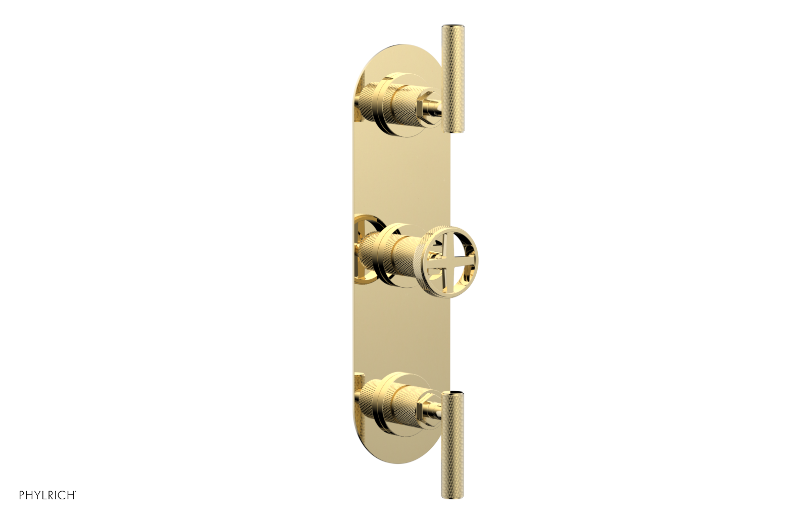 DUSTRIE - Thermostatic Valve with Two Volume Control -  Knurled 4-625