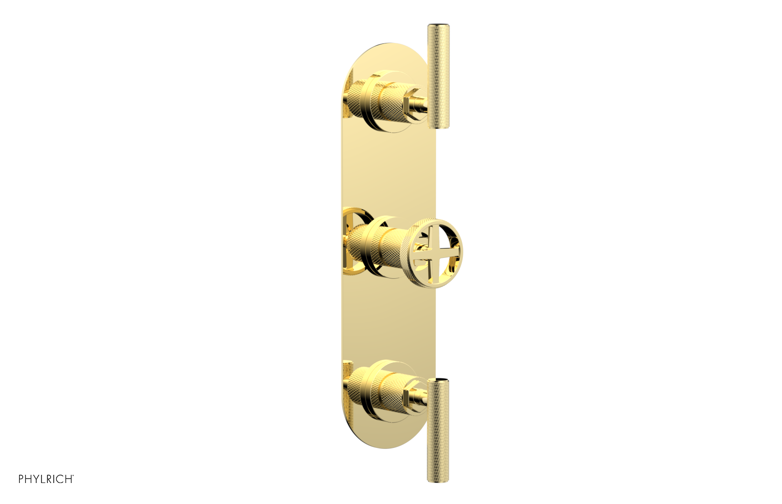 DUSTRIE - Thermostatic Valve with Two Volume Control -  Knurled 4-625