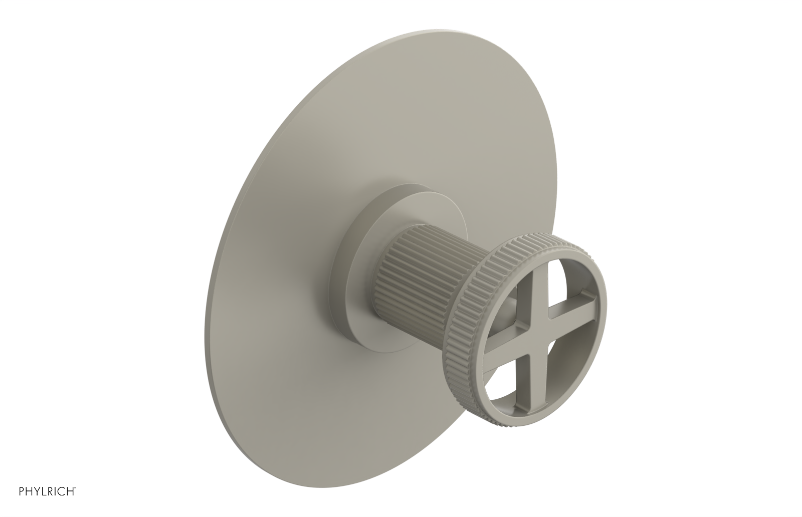 DUSTRIE - Thermostatic Shower Trim - Cross Handle - Grooved 4-626