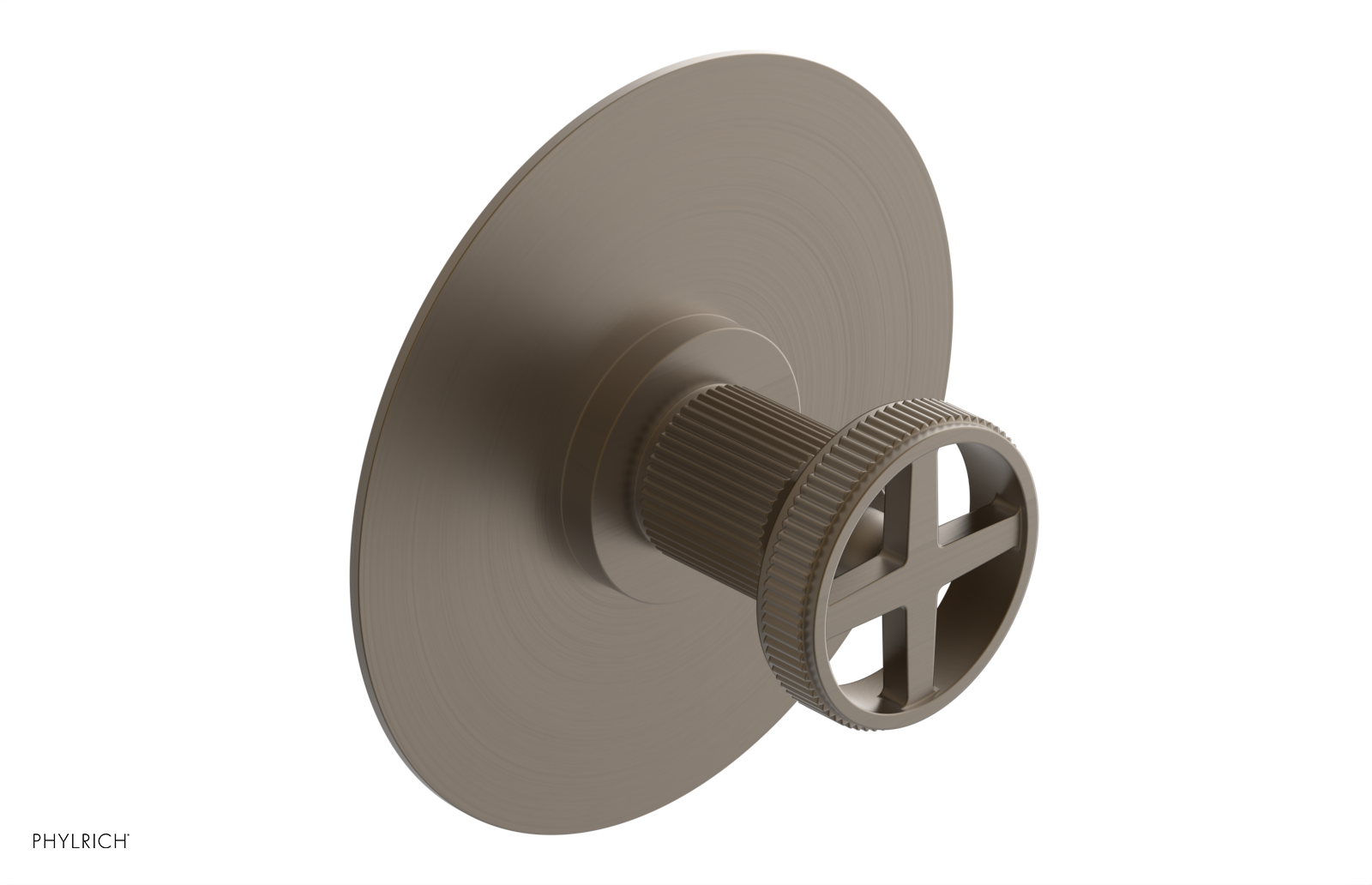 DUSTRIE - Thermostatic Shower Trim - Cross Handle - Grooved 4-626