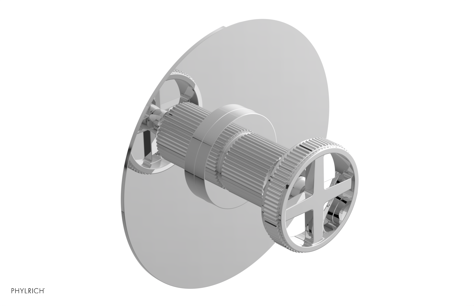 DUSTRIE - Thermostatic Shower Trim - Cross Handle - Grooved 4-626