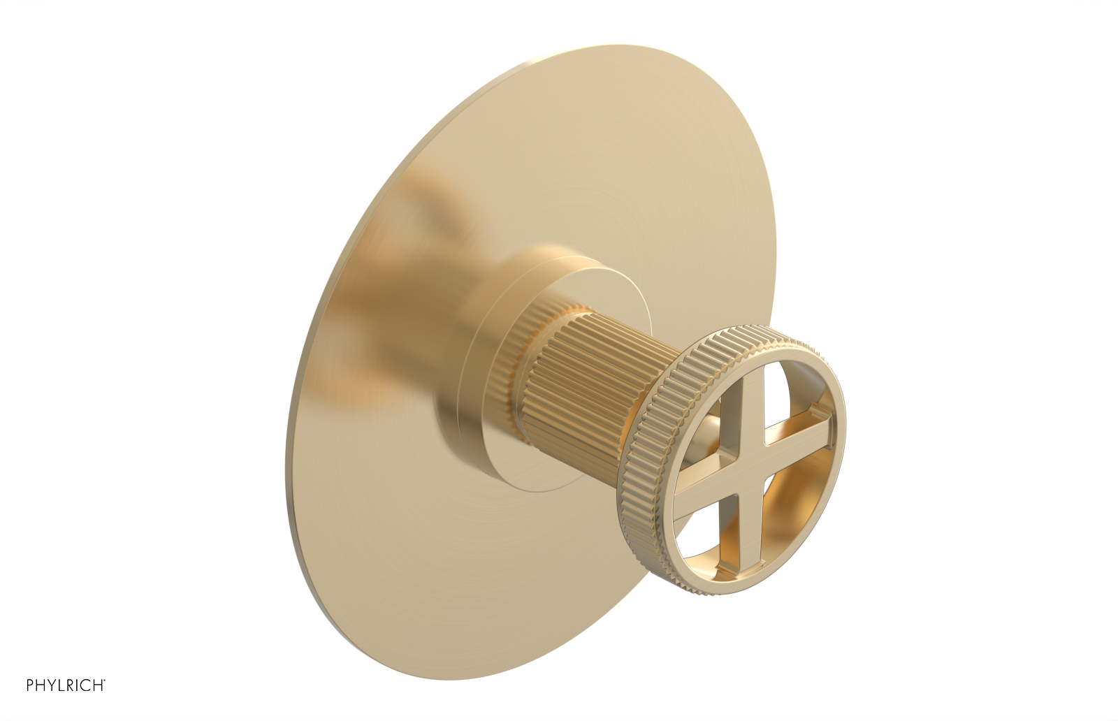 DUSTRIE - Thermostatic Shower Trim - Cross Handle - Grooved 4-626