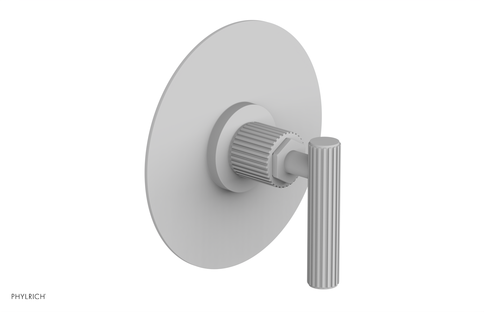 DUSTRIE - Pressure Balance Shower Plate & Handle Trim - Grooved 4-627