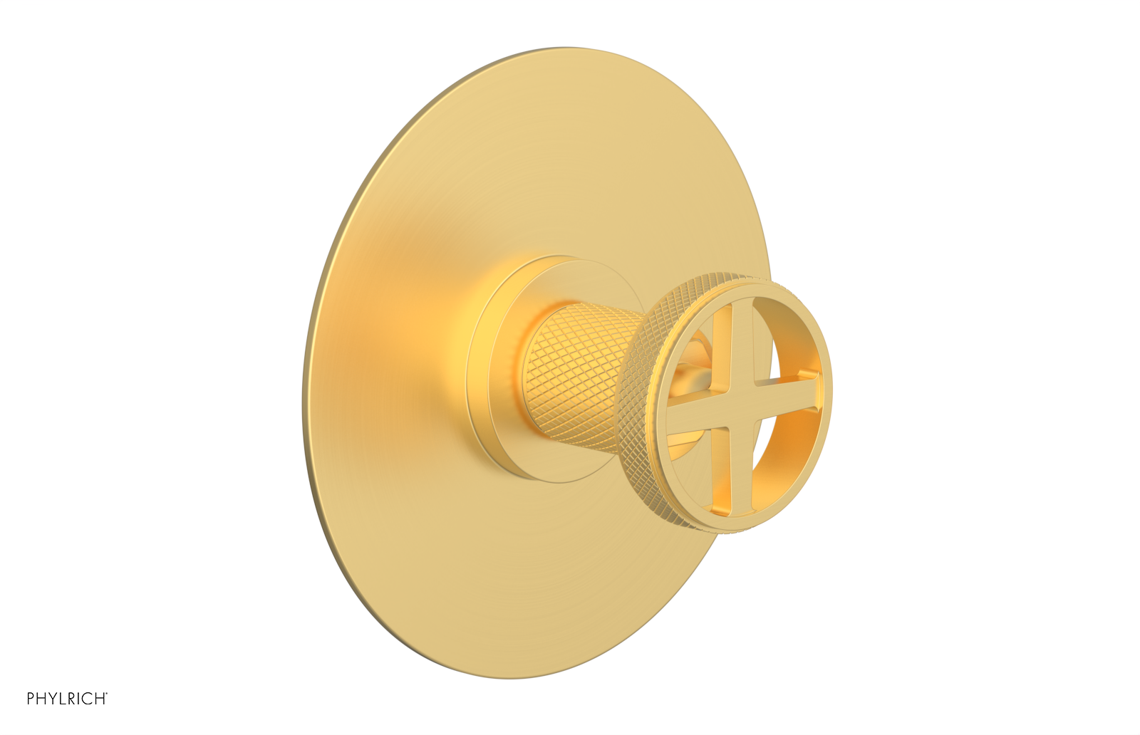 DUSTRIE - Thermostatic Shower Trim - Cross Handle - Knurled 4-628