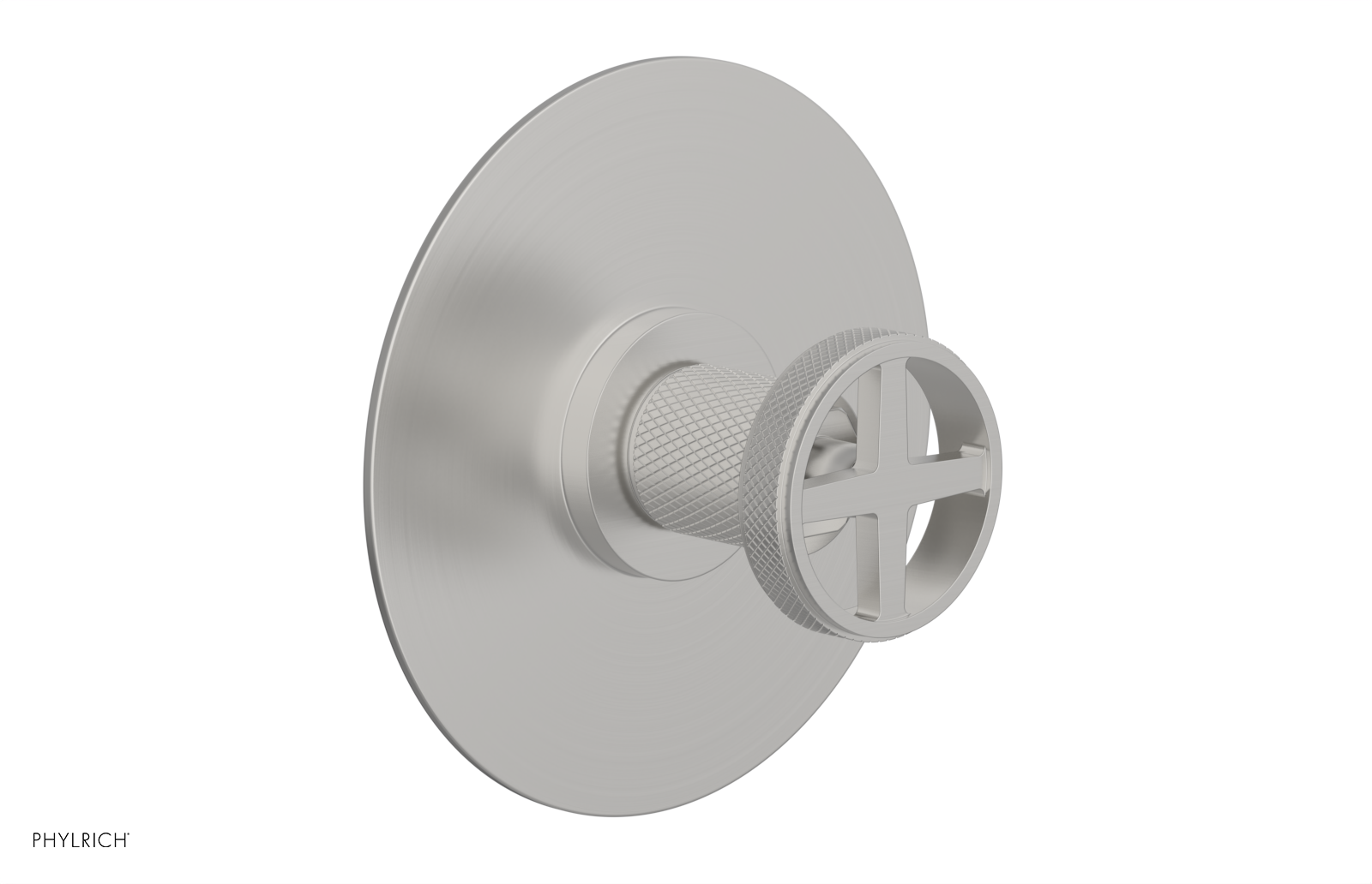 DUSTRIE - Thermostatic Shower Trim - Cross Handle - Knurled 4-628