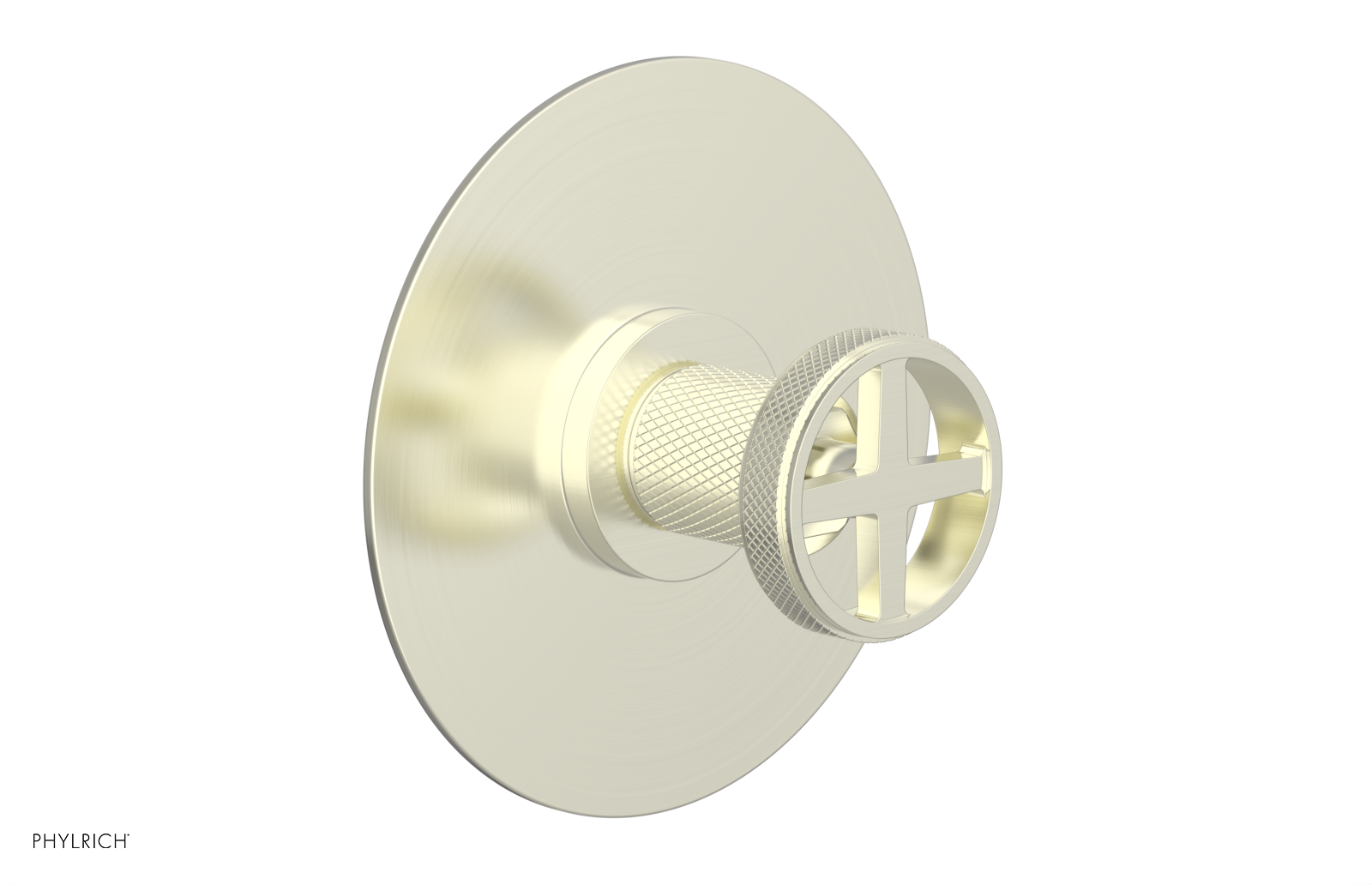 DUSTRIE - Thermostatic Shower Trim - Cross Handle - Knurled 4-628