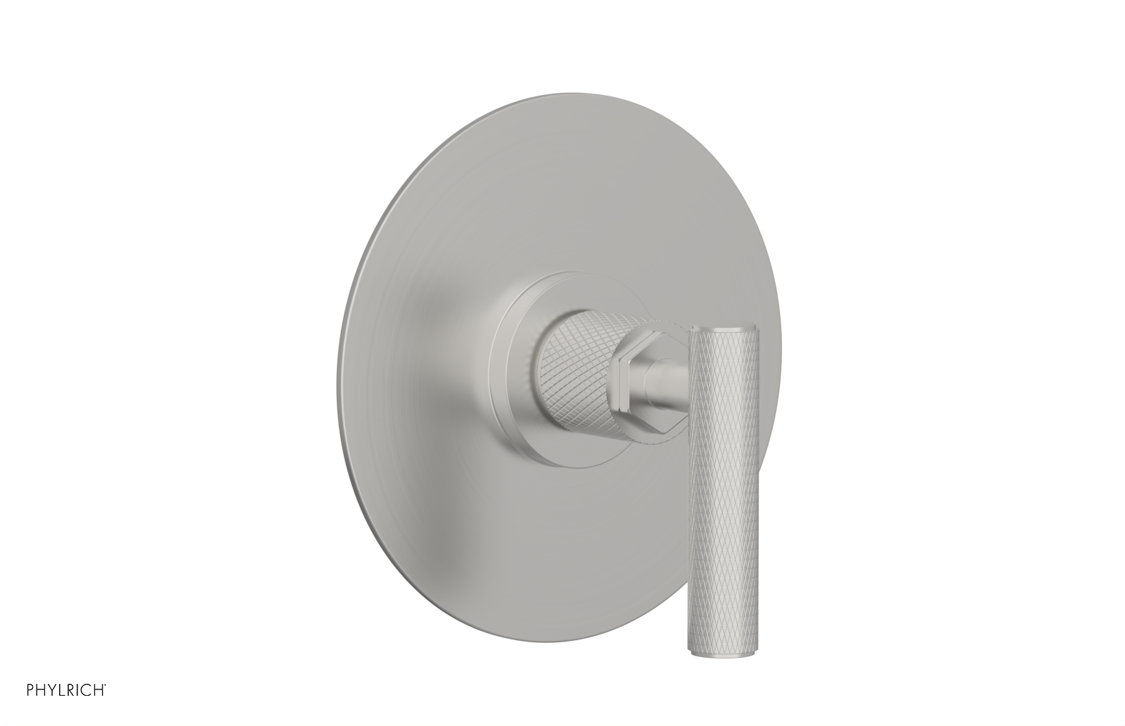 DUSTRIE - Pressure Balance Shower Plate & Handle Trim - Knurled 4-629