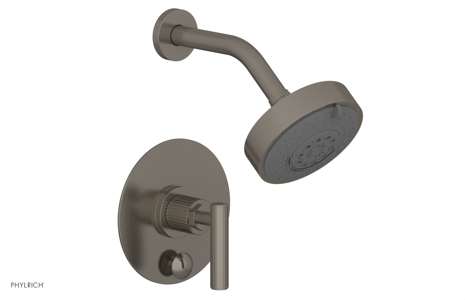 DUSTRIE - Pressure Balance Shower and Diverter Set (Less Spout) - Lever Handle - Grooved 4-656