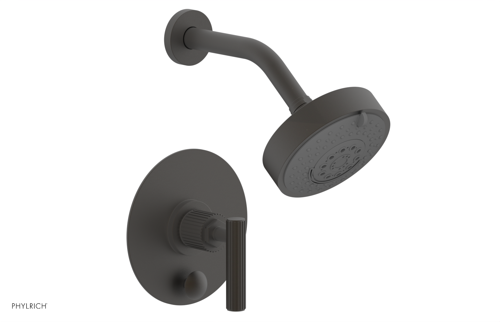 DUSTRIE - Pressure Balance Shower and Diverter Set (Less Spout) - Lever Handle - Grooved 4-656