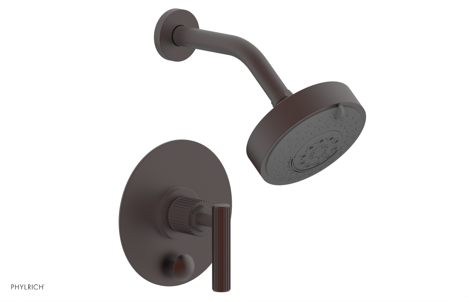 DUSTRIE - Pressure Balance Shower and Diverter Set (Less Spout) - Lever Handle - Grooved 4-656