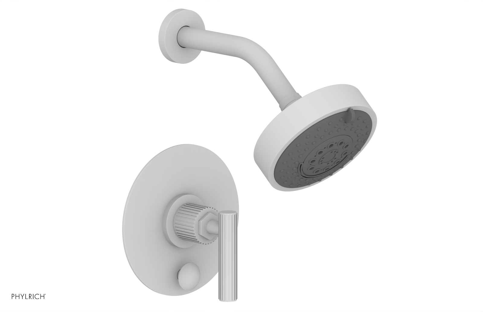 DUSTRIE - Pressure Balance Shower and Diverter Set (Less Spout) - Lever Handle - Grooved 4-656