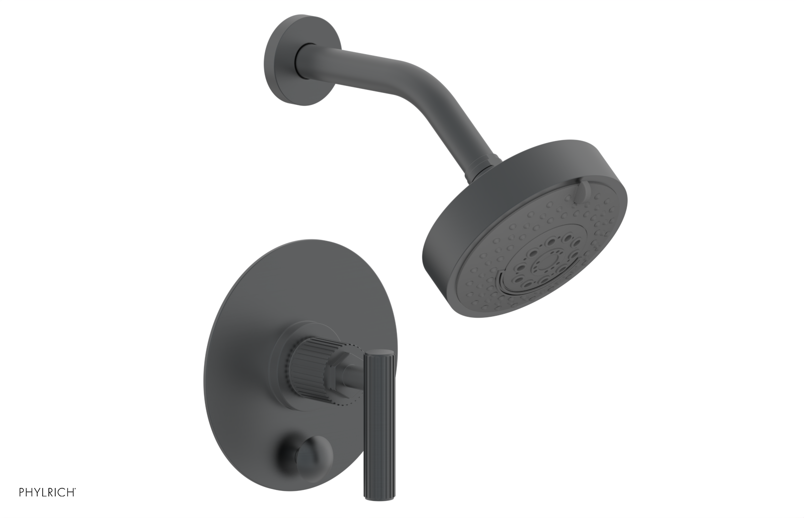 DUSTRIE - Pressure Balance Shower and Diverter Set (Less Spout) - Lever Handle - Grooved 4-656