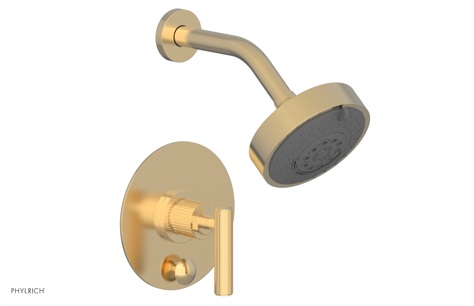 DUSTRIE - Pressure Balance Shower and Diverter Set (Less Spout) - Lever Handle - Grooved 4-656
