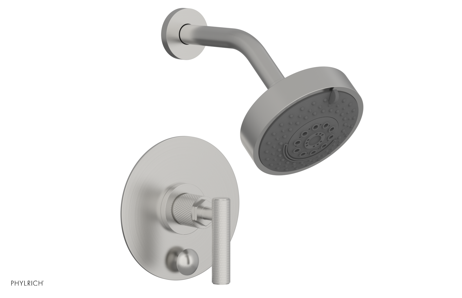 DUSTRIE - Pressure Balance Shower and Diverter Set (Less Spout) - Lever Handle - Knurled 4-658