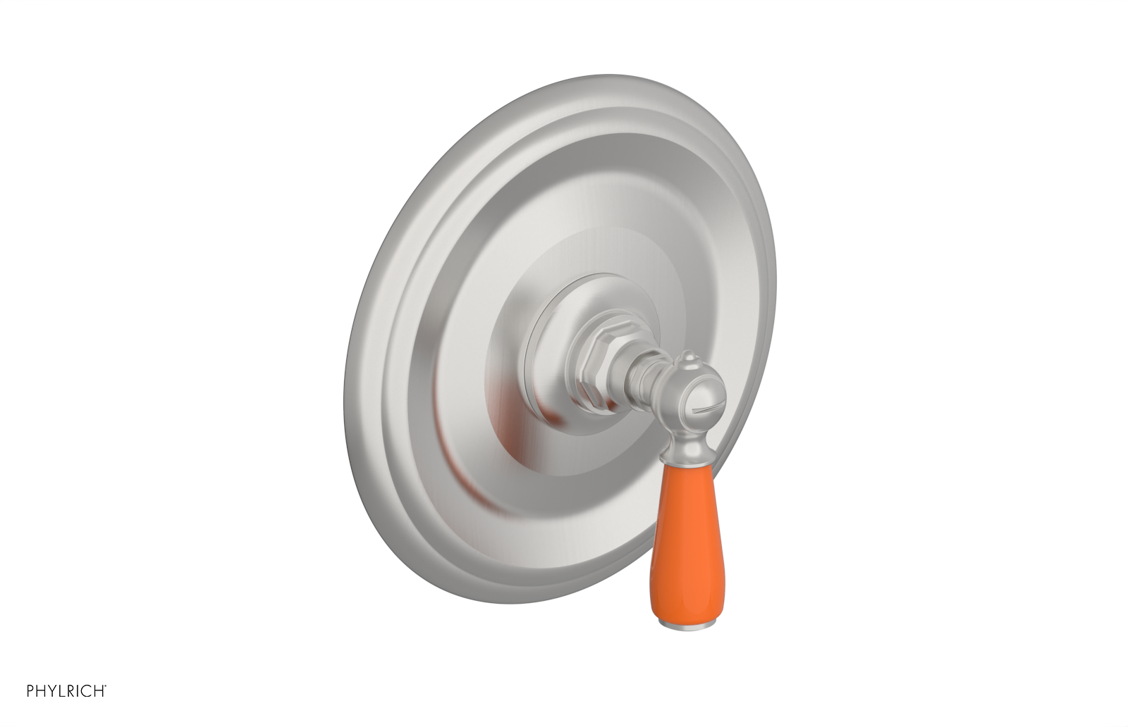 JAMESTOWN - Thermostatic Shower Trim - Lever Handle with "Orange" Accents 4-735