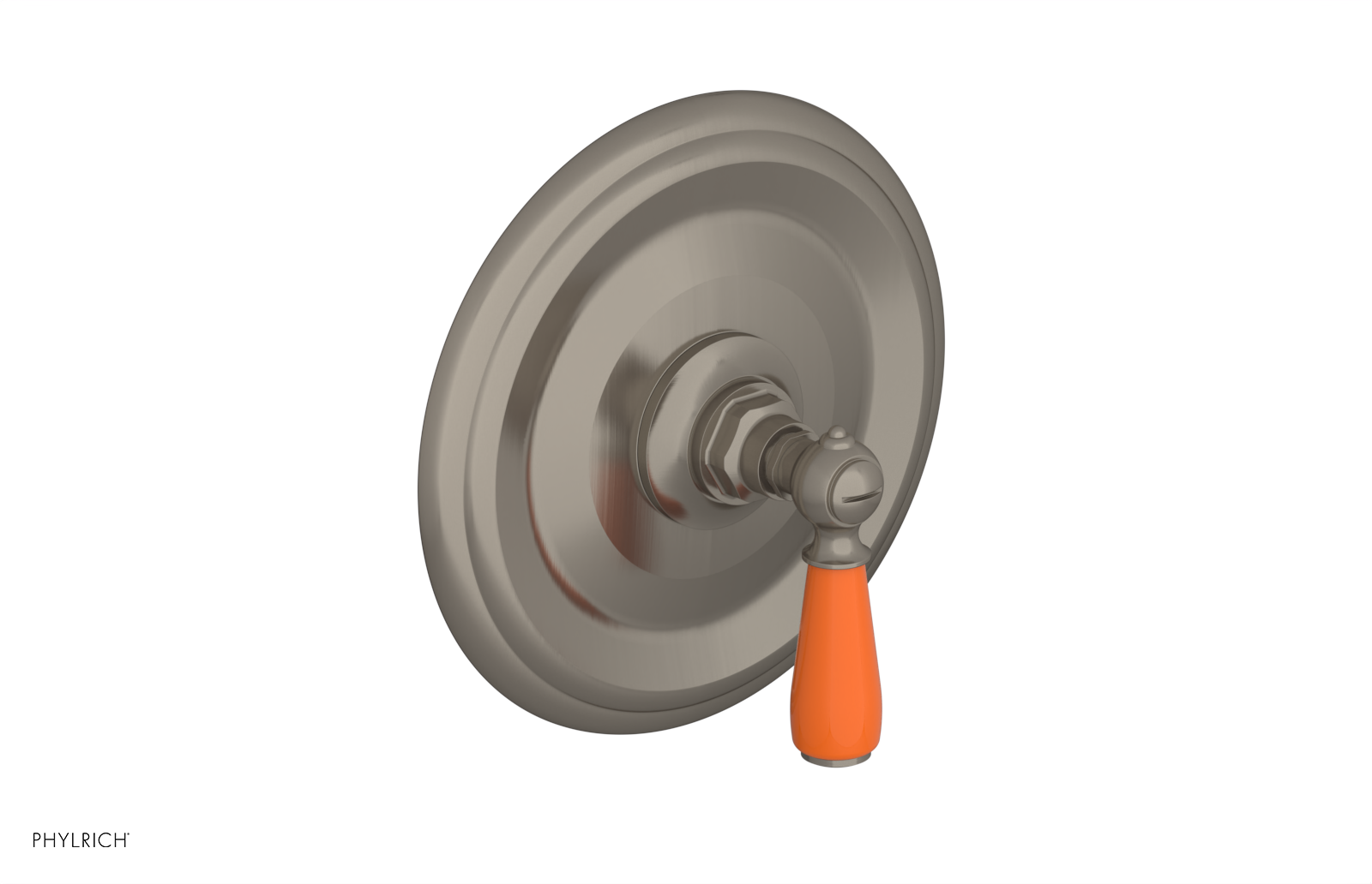 JAMESTOWN - Pressure Balance Shower Plate & Handle Trim with "Orange" Accents 4-735