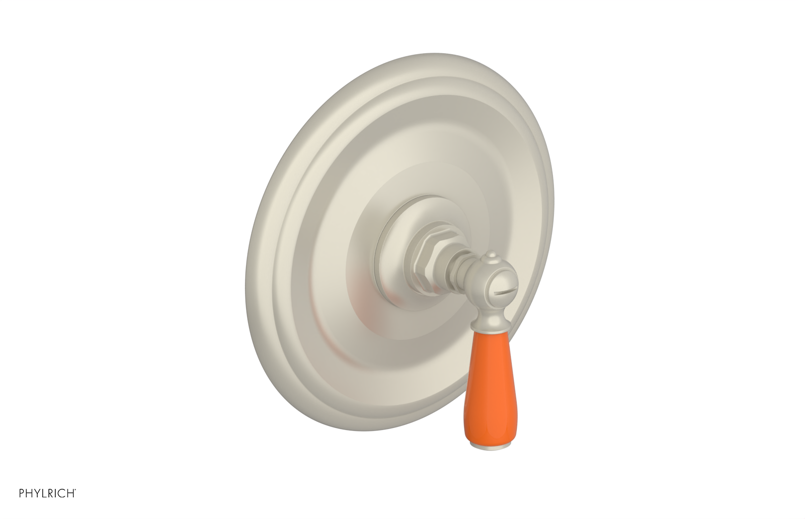 JAMESTOWN - Thermostatic Shower Trim - Lever Handle with "Orange" Accents 4-735