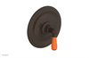 JAMESTOWN - Pressure Balance Shower Plate & Handle Trim with "Orange" Accents 4-735
