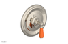JAMESTOWN - Pressure Balance Shower Plate & Handle Trim with "Orange" Accents 4-735