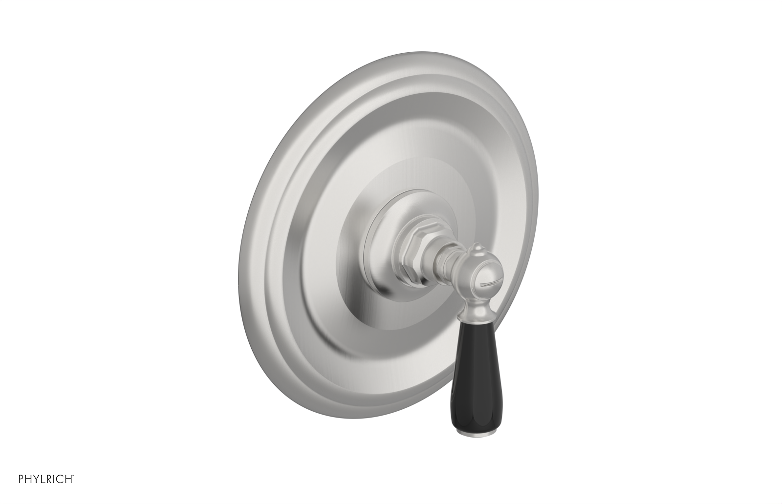 JAMESTOWN - Thermostatic Shower Trim - Lever Handle with "Black" Accents 4-735