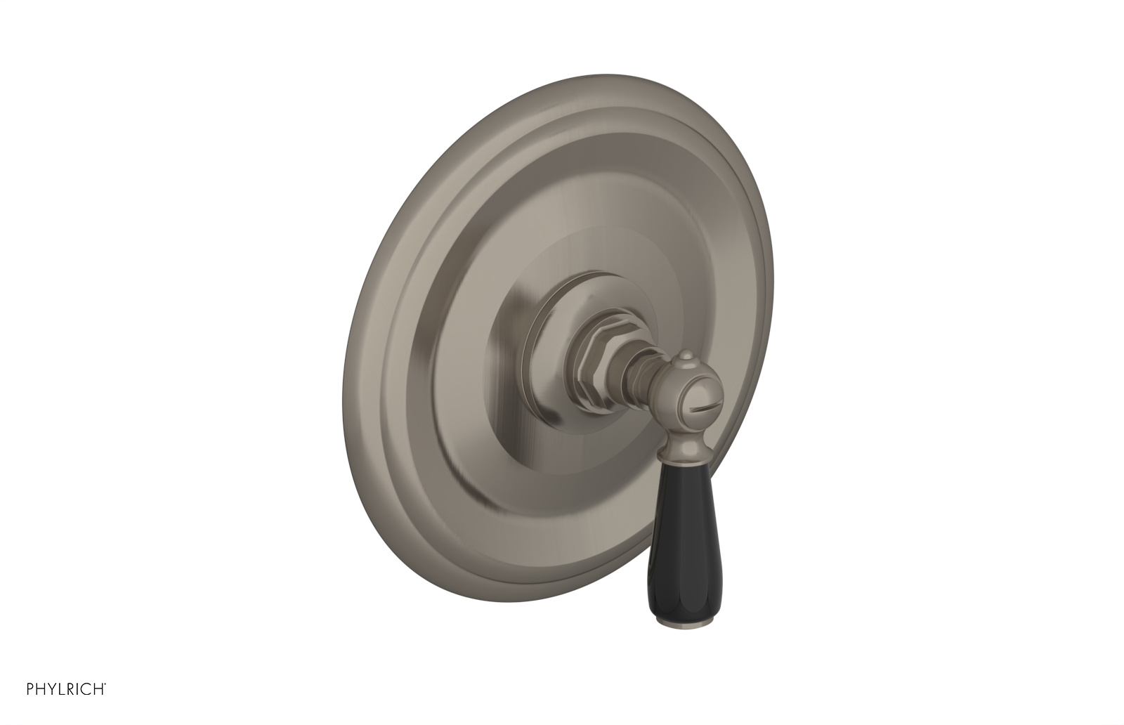 JAMESTOWN - Pressure Balance Shower Plate & Handle Trim with "Black" Accents 4-735