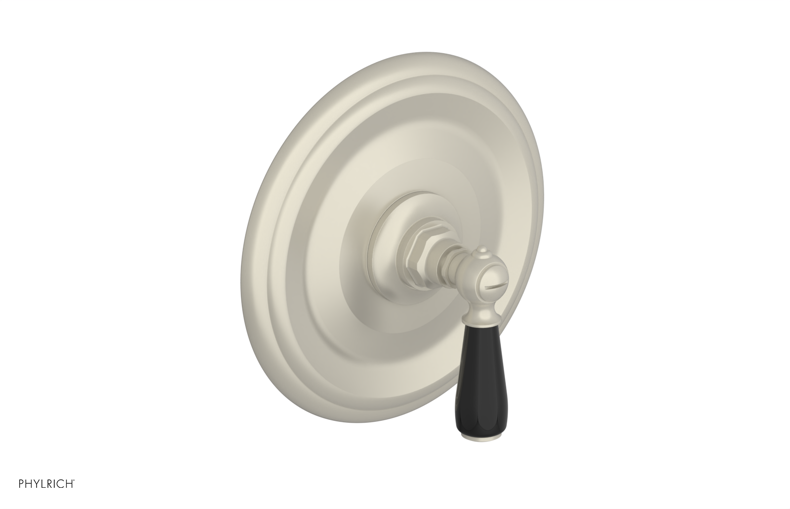 JAMESTOWN - Thermostatic Shower Trim - Lever Handle with "Black" Accents 4-735