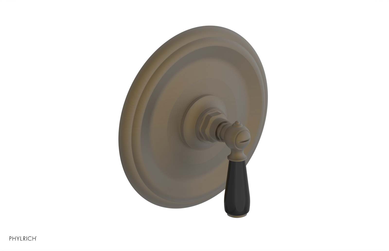 JAMESTOWN - Pressure Balance Shower Plate & Handle Trim with "Black" Accents 4-735