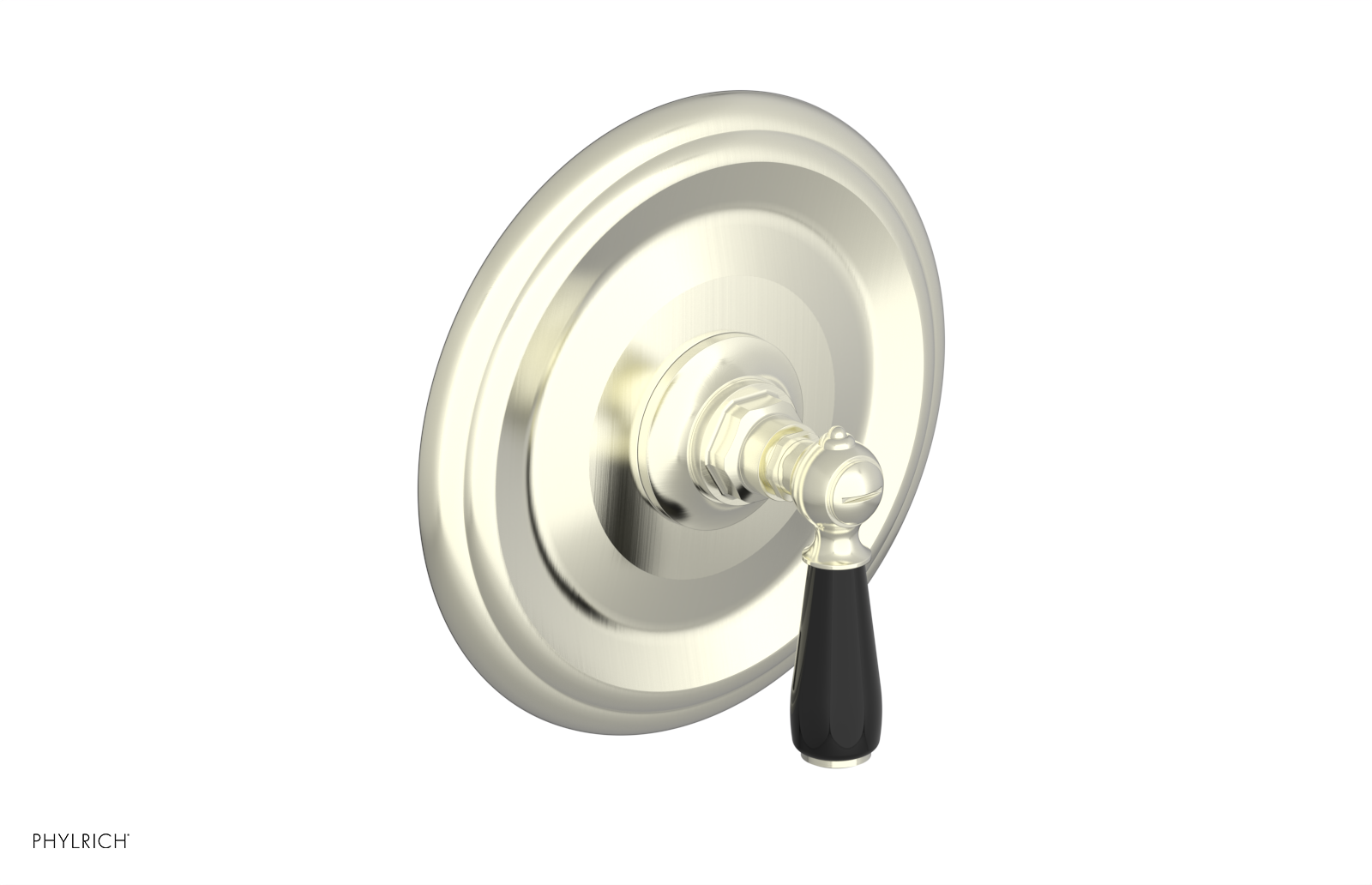 JAMESTOWN - Pressure Balance Shower Plate & Handle Trim with "Black" Accents 4-735